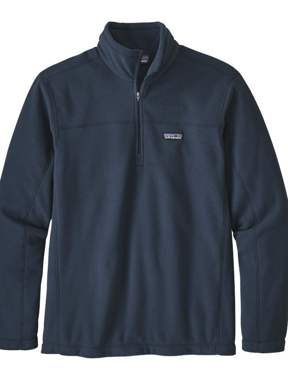 Patagonia Men's Black Micro D Fleece 1/4 Zip Thermal Pullover Sweater Size XL